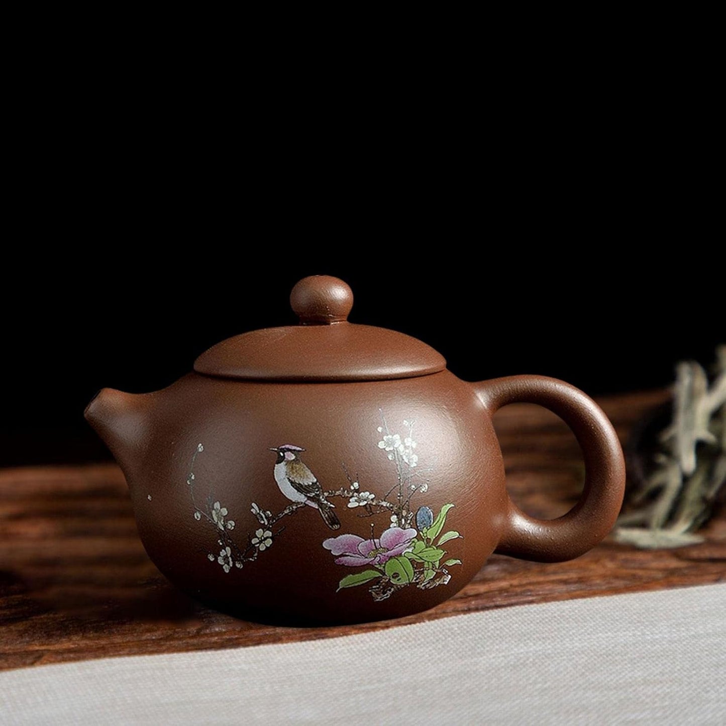 Bothyi Zisha Teapot Tea Kettle with Infuse Teaware Gift Kung Fu Teapot Chinese Tea Pots, 170ml Bird