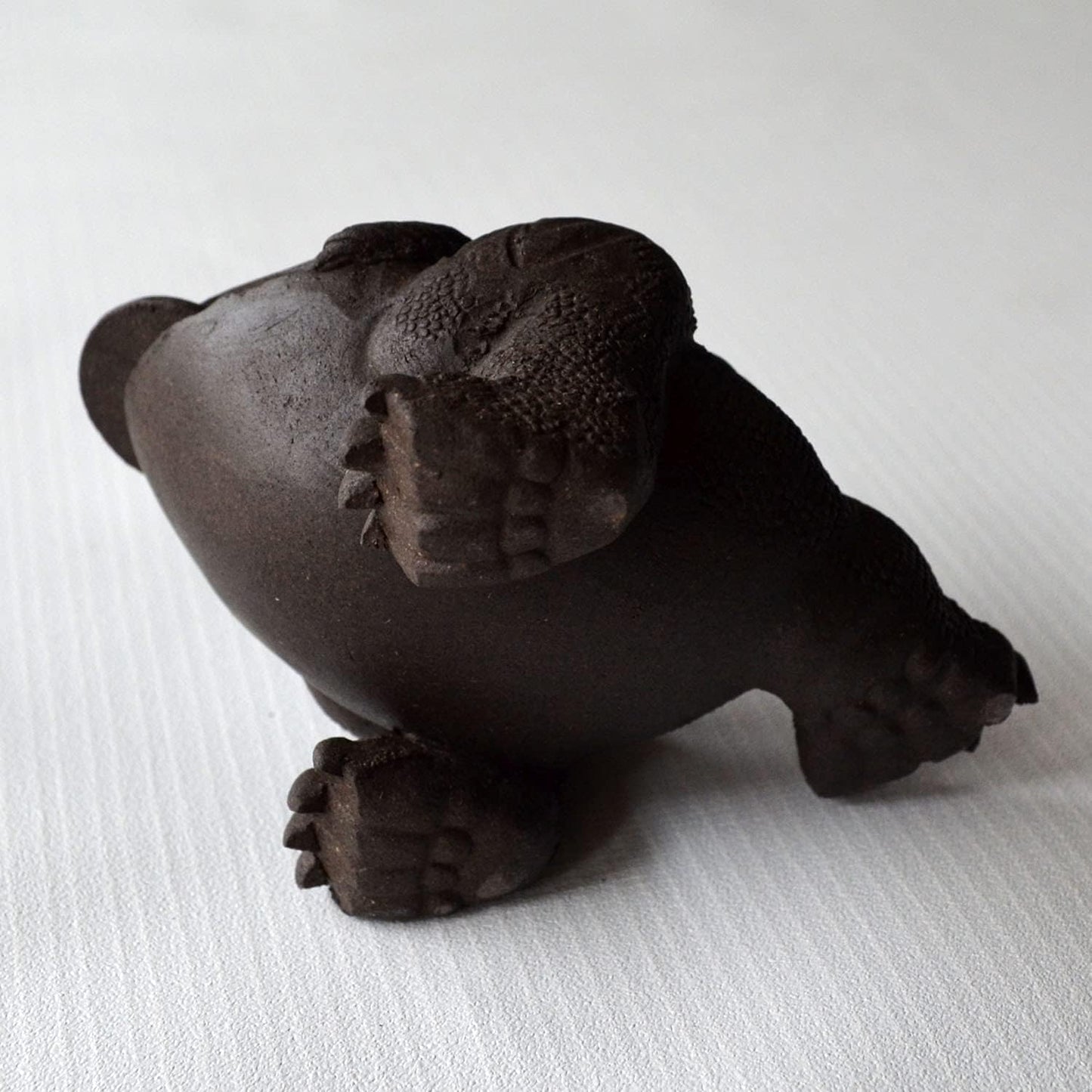 Tea Ornaments Zisha ClayToad for KungFu Tea Tray Decoration Prosperity Good Luck