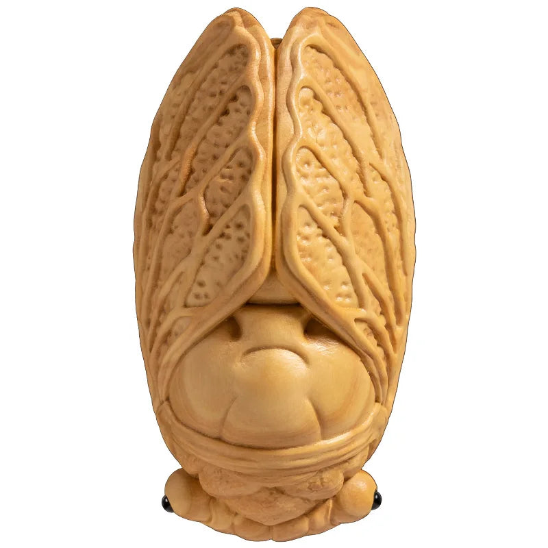 7cm Boxwood Wood Statue Real Wood Wood Sculpture Pendant Animal Sculpture Collection Collection Rich Feng Shui Lucky Car Hanging