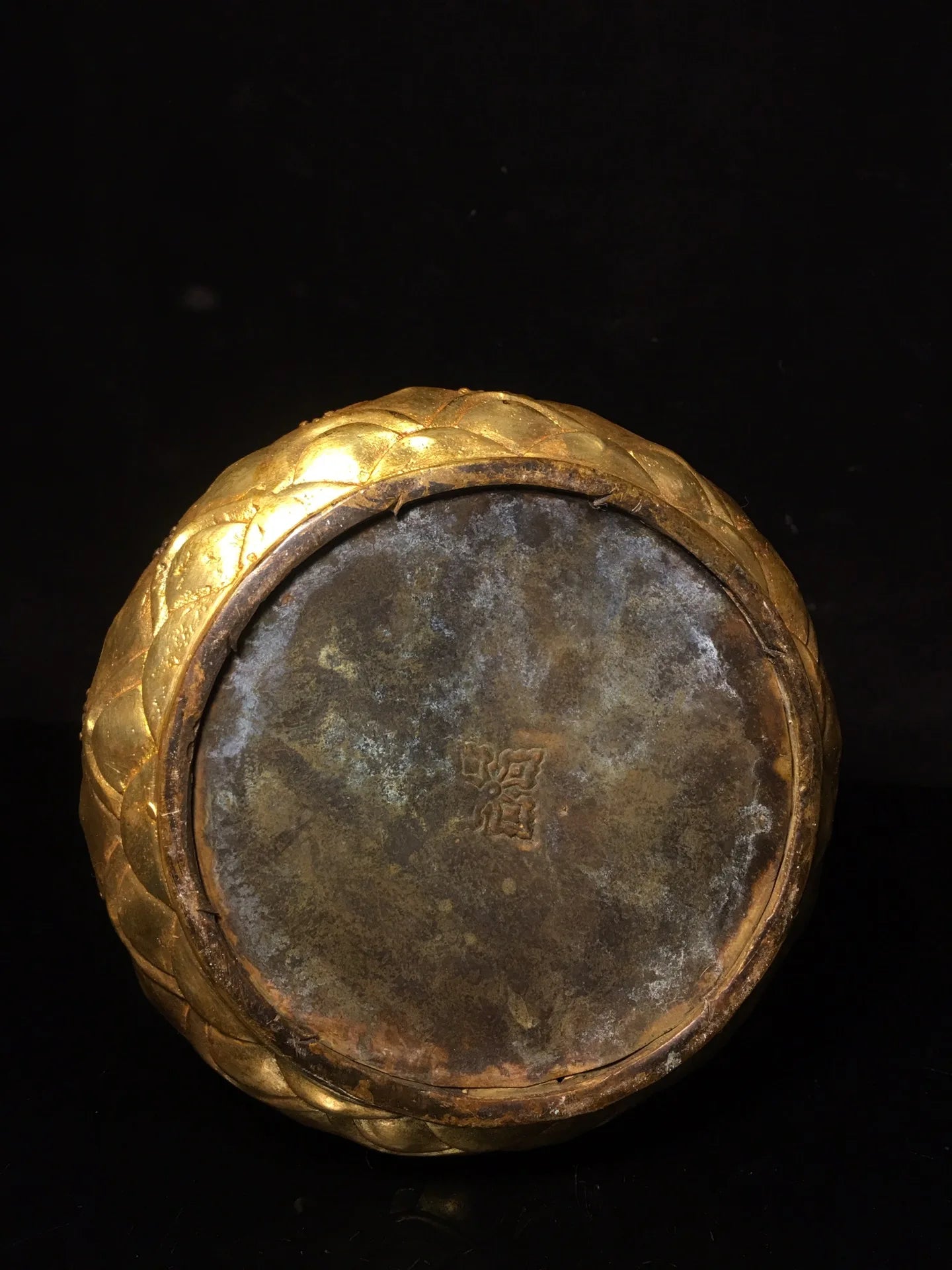 9"Tibetan Temple Collection Old Bronze Gilt Tsongkhapa lotus buddha Worship Hall Town house Exorcism