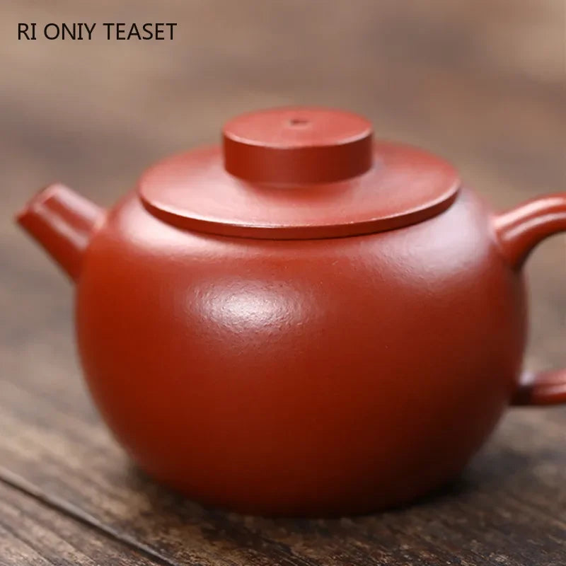 90ml Chinese Yixing Purple Clay Teapots Small Capacity Famous Artists Handmade Tea Pot Raw Ore Kettle Zisha Tea Set Teaware