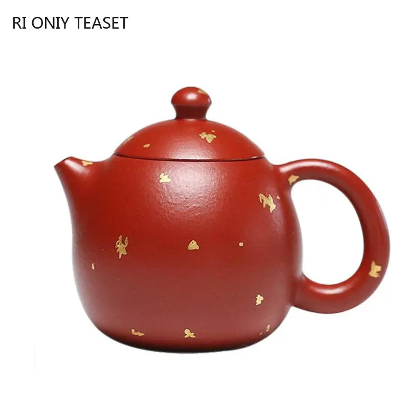 90ml Chinese Yixing Purple Clay Teapots Small Capacity Handmade Dragon Egg Tea Pot Dahongpao Mud Kettle High-end Zisha Tea Set