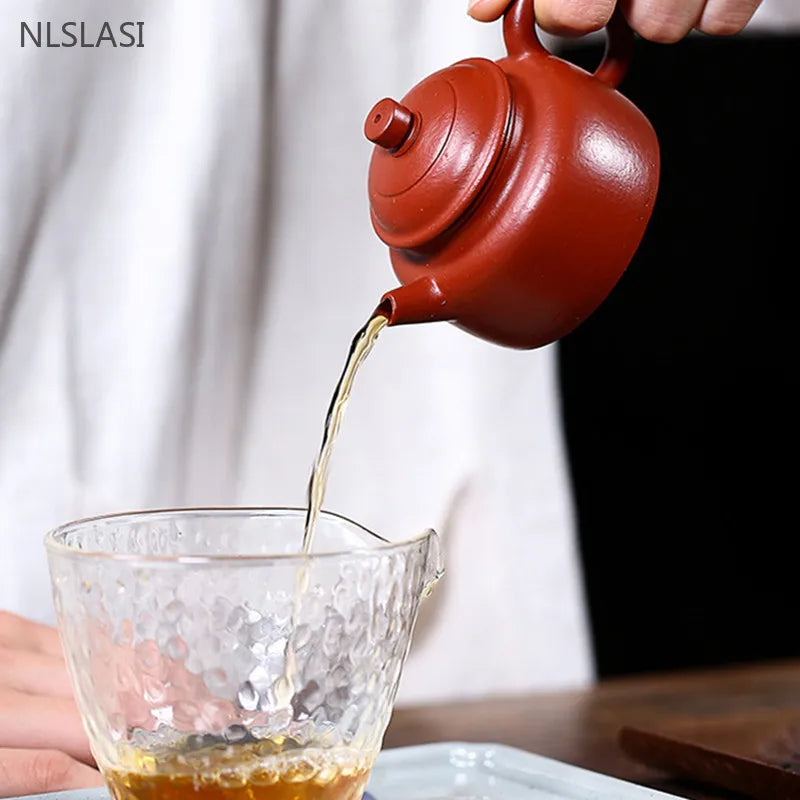 90ml Tradition Yixing Purple Clay Tea Pot Raw Ore Dahongpao Filter Teaware Handmade Beauty Teapot Customized Zisha Tea Infuser