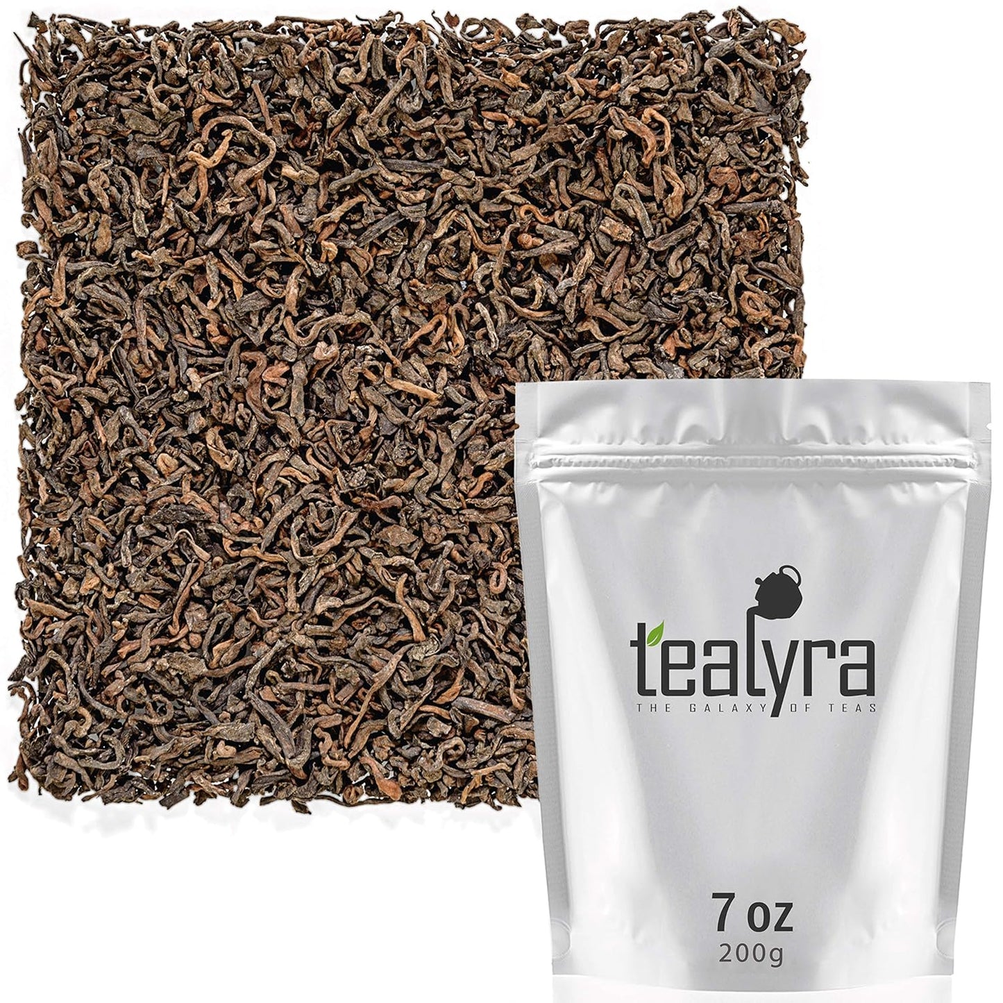 Tealyra - 35 Years Golden Royal Pu-erh Ripe - Rare Guangxi Aged Pu Erh - Loose Leaf Tea - Healthy Tea - Bold Caffeine - 100g (3.5-ounce)