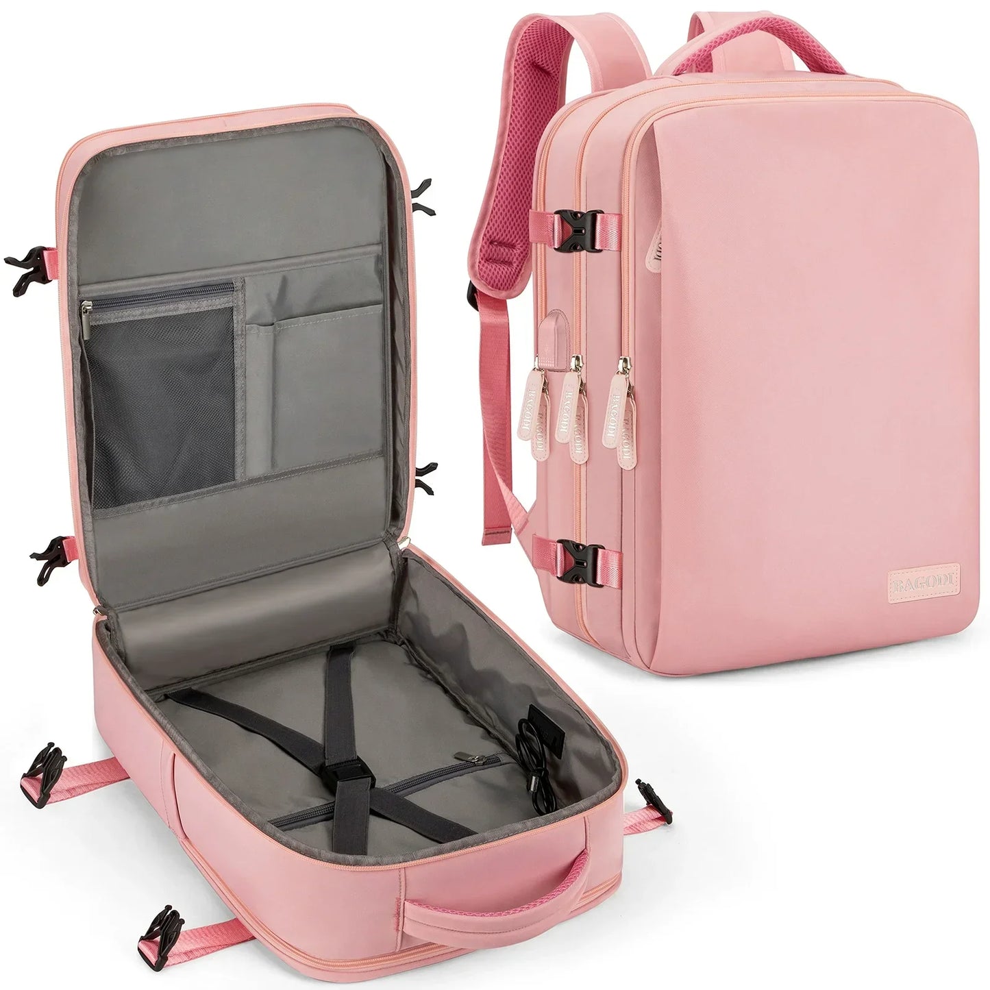 Airplane Travel Backpack For Women Men Laptop Bag Luggage Man Large Capacity Business Bags Expandable Multifunctional Backpacks