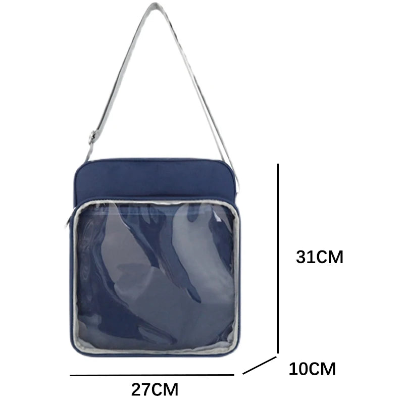 Anime Japan Style Lolita Girl JK Shoulder Bags Students Kawaii HandBags Transparent Bookbags Laptop Itabags