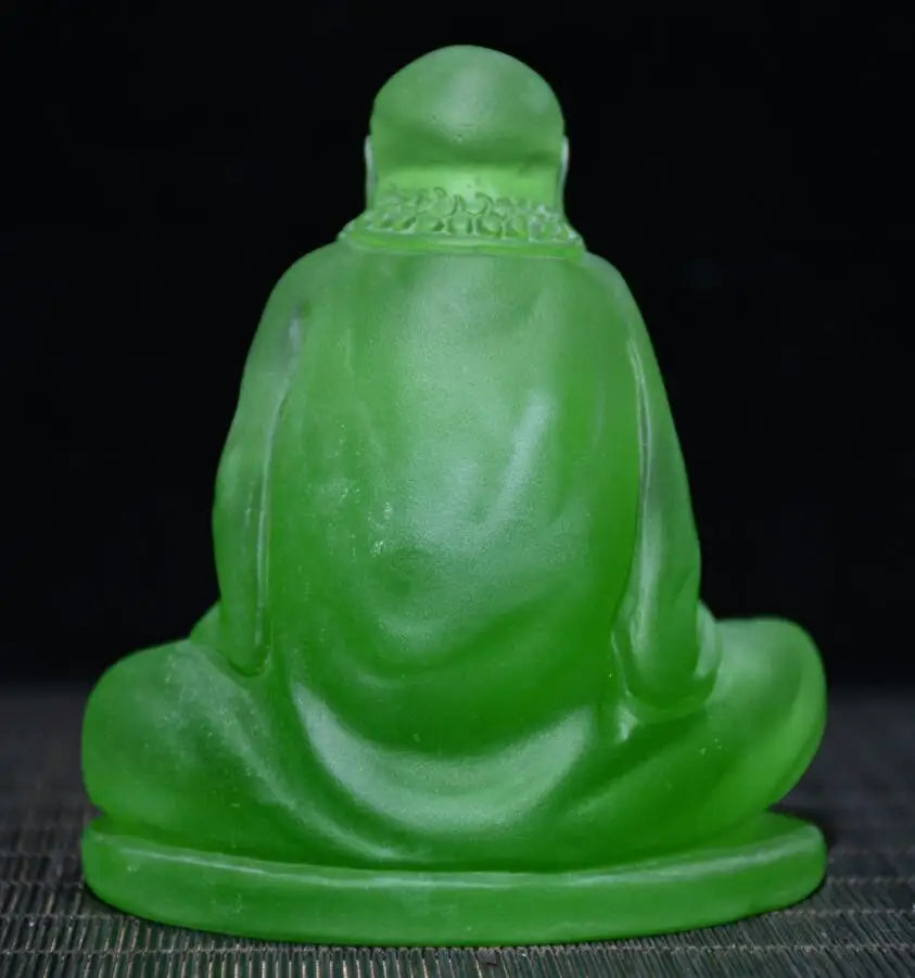 Archaize Coloured glaze Dharma Patriarch crafts statue
