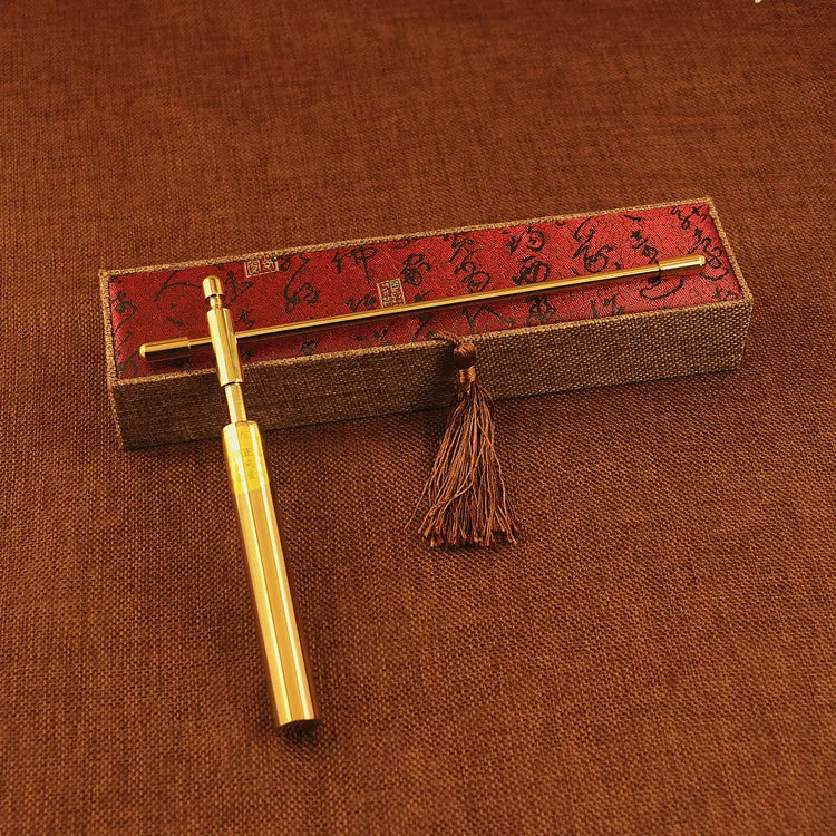 Asia Geomantic master tool efficacious Eight Diagrams FENG SHUI detector Compass magnetic divine dragon dowsing Rod + BOOK