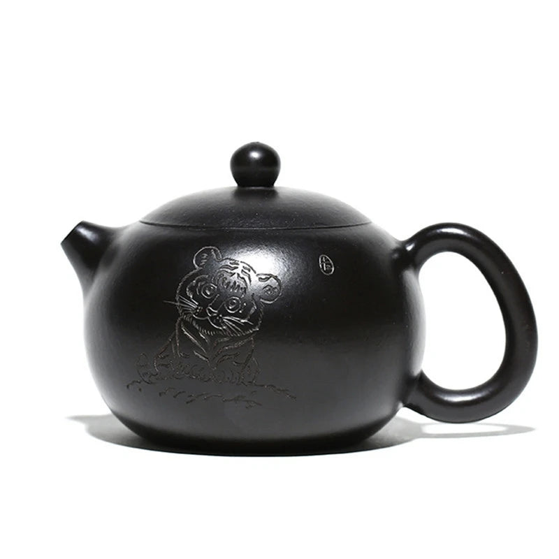 Authentic Yixing Purple Clay Teapot Famous Handmade Xishi Dahongpao Tea Pot Chinese Zisha Kuangfu Tea Set Gifts 200ml