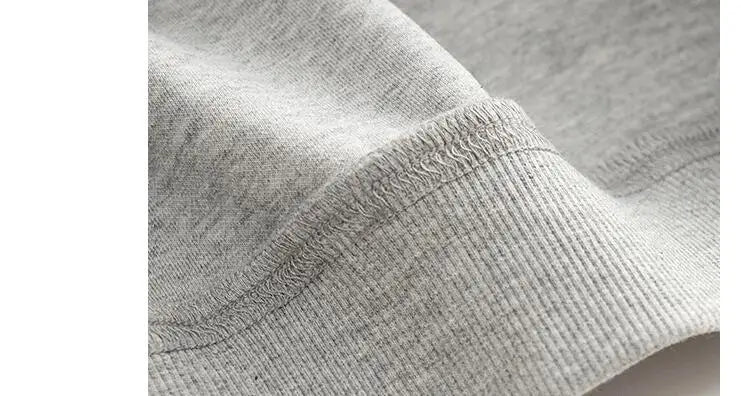 Autumn and winter Women black and Gray Long sleeved Pullover