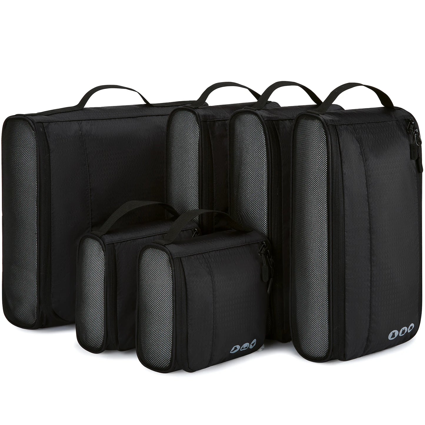 BAGSMART 6Pcs Lightweight Travel Organizer for Men Luggage Packing Cubes for Suitcases Wire Frame Suitcase Organizers for Women