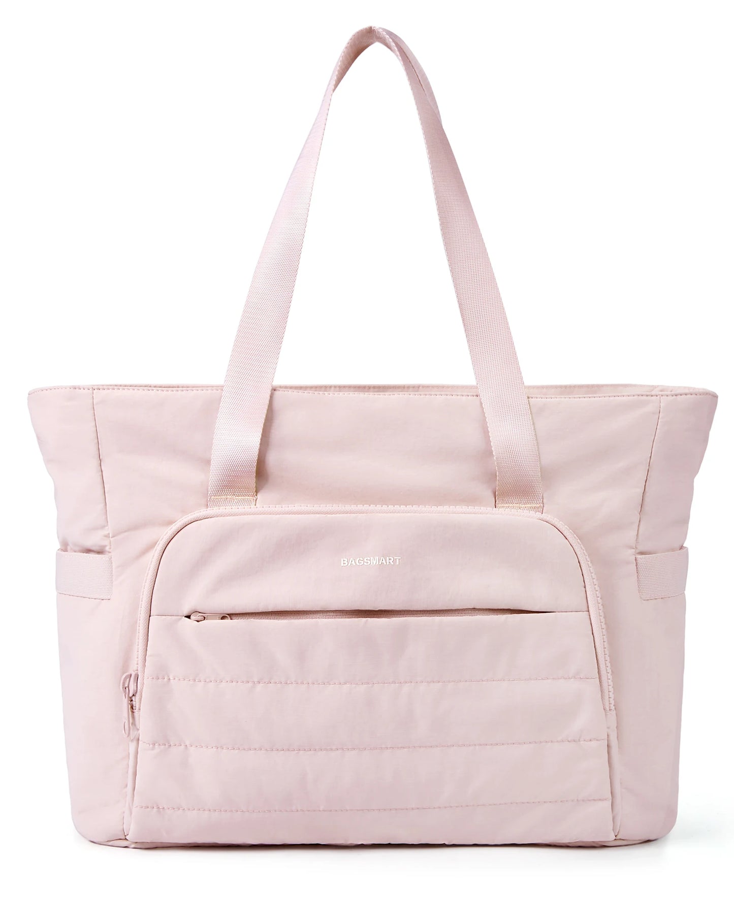 BAGSMART Tote Bags for Women Lightweight Tote Bag with Yoga Mat Strap Shoulder Bag Handbags for Travel Work Gym Shopper Bag
