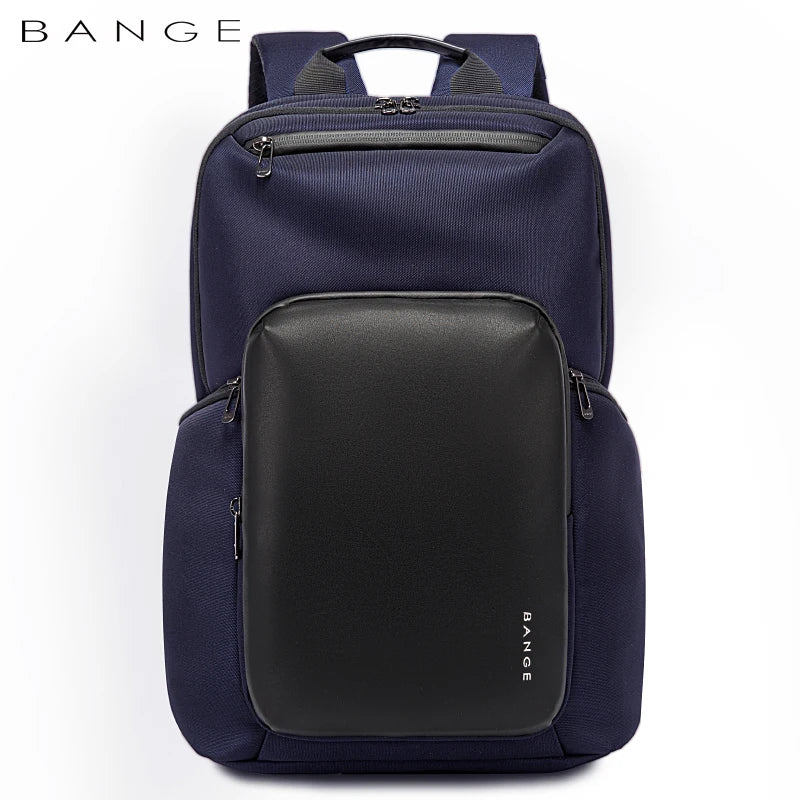 BANGE 2023 New Backpack Men Business Large Fashion Backpack School Expandable USB Bag Capacity15.6 Laptop Backpack Waterproof