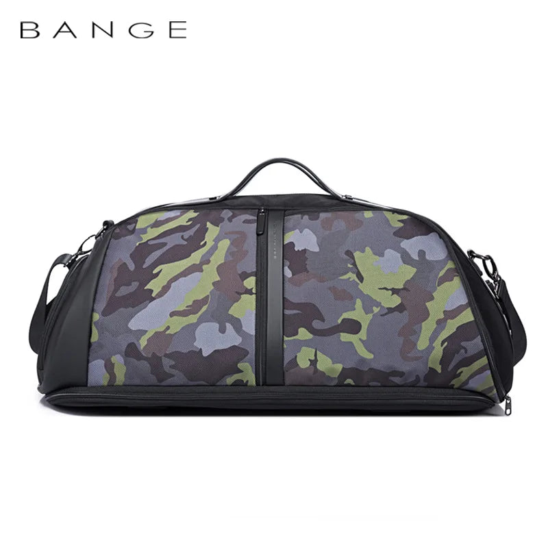 BANGE Gym bag for Men Suitcase Multifunction Backpack Large Waterproof Anti-stain Men Duffle Bag Travel Hand Luggage Bags New