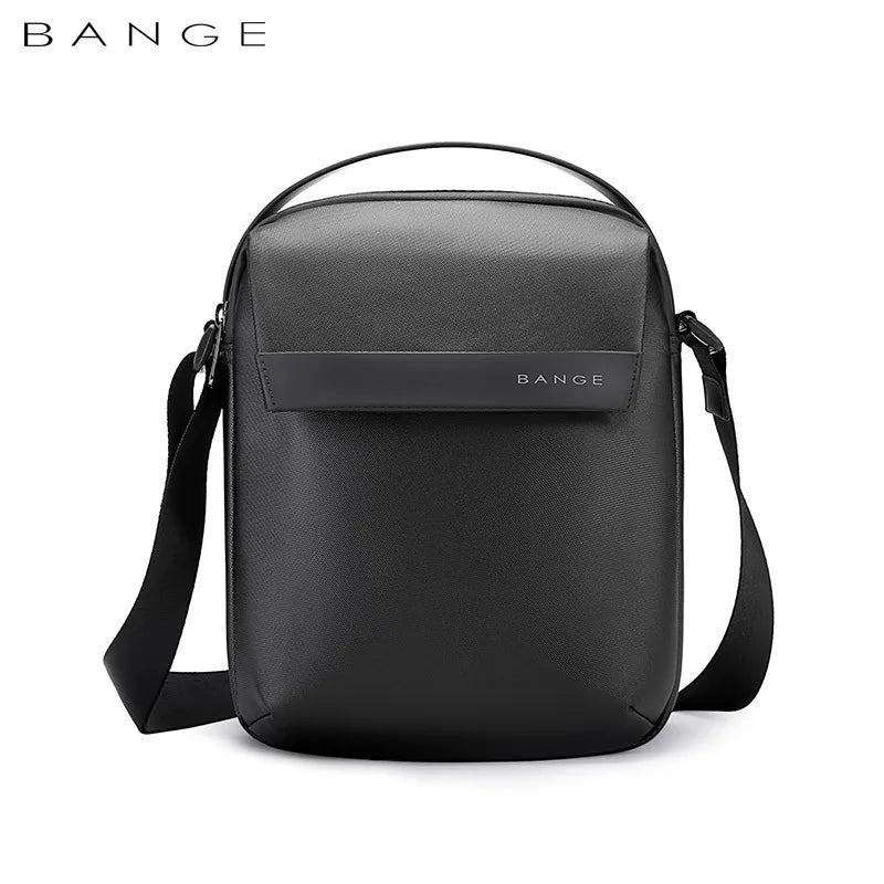 Bange Men's Crossbody Bag Fashion Classic Sling Bag Waterproof Simple Business Multifunction Bag Applicable to 8.6 inch IPad