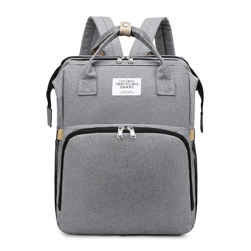 Bed Bag Integrated Mommy Backpack Outing Handbag Multifunctional Portable Women's Backpack Dry and Wet Separation Bag