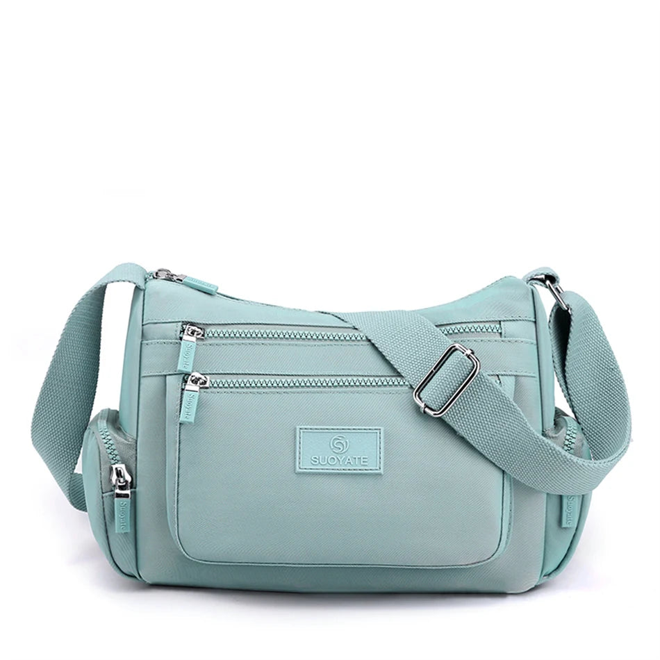 Big Casual Tote Many Pockets Women's Shoulder Bag Waterproof Handbag Travel Crossbody Sac Large Capacity Hand Bags for Lady 2022