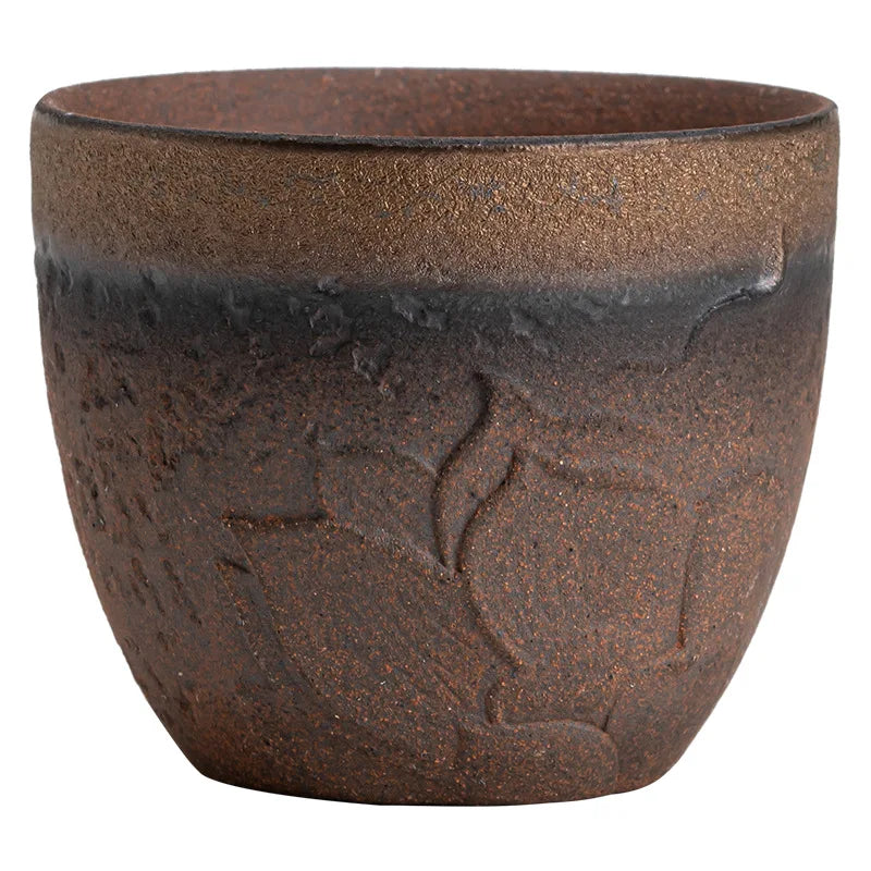 Bodhi Cup Japanese Gilding Iron Glaze Tea Cup Fragrance-Smelling Cup Kung Fu Tea Set Tea Cup Small Master Cup Tea Bowl Ceramica