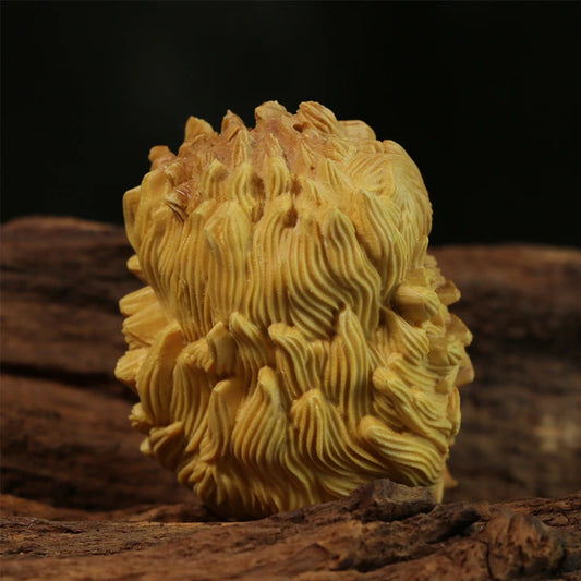 Boxwood 6cm Sun Wukong Sculpture Feng Shui Solid Wood Pendant Car Hanging Figure Monkey King Buddha Statue Home Decor