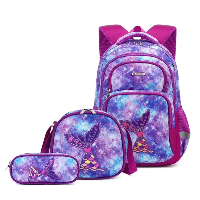 Boys Dinosaur Backpack Set with Lunch Box Pencil Case Girl School Bag for Kids Elementary Preschool Cartoon Schoolbag