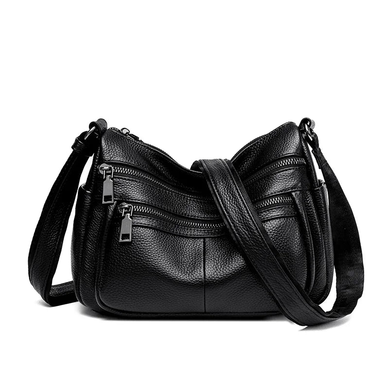 Brand Luxury Designer Shoulder Bags 2023 New Women's Large Capacity Vintage Tote Bags Women's Genuine Leather Messenger Handbags