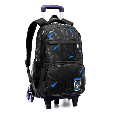 Brand kids can climb stairs luggage school bag On wheels students knapsack Casual suitcase 6-14 years Children travel backpack