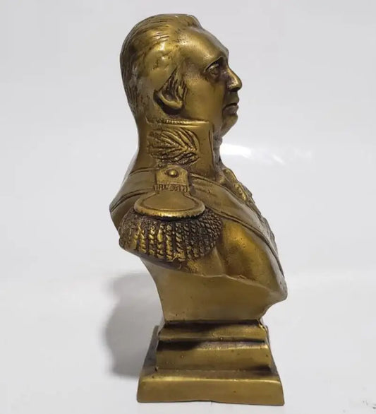 Brass Golenishchev-Kutuzov Head portrait crafts statue