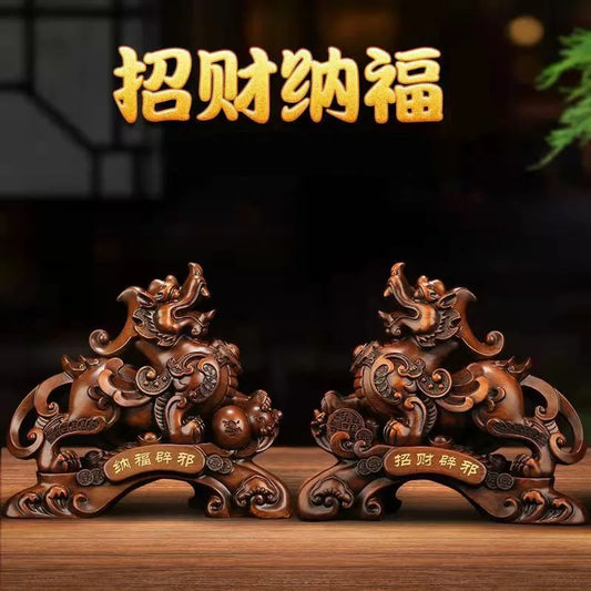 Brave PI xiu furnishings feng shui home decoration accessories living room wine cabinet office decoration home decoration statue