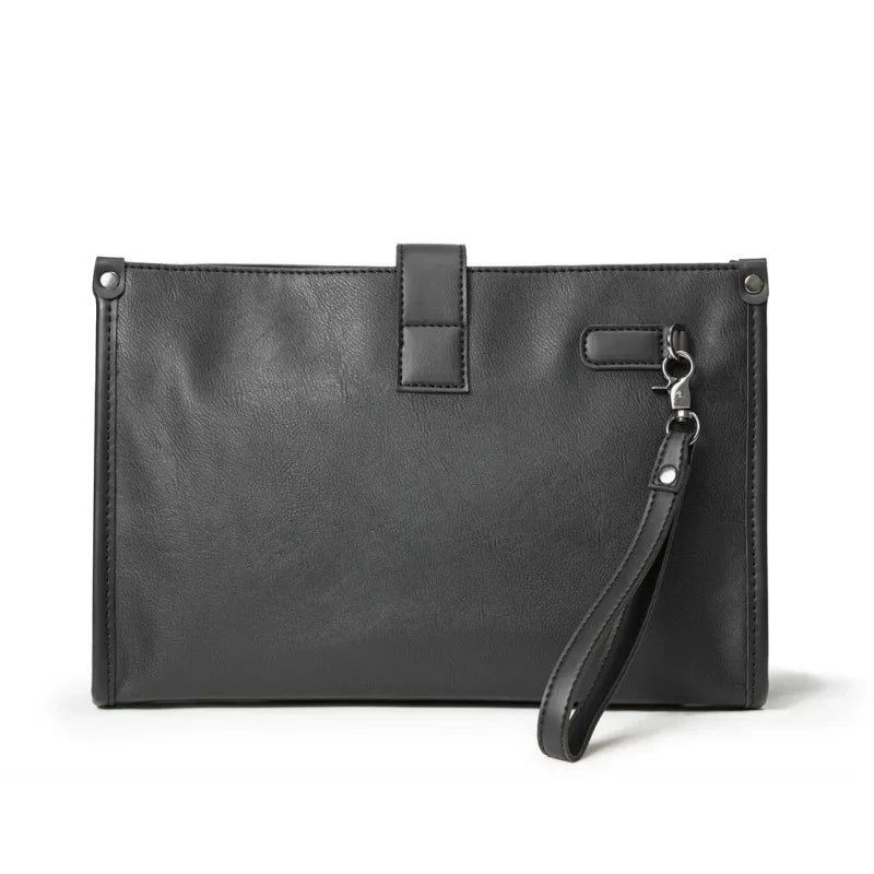 Business leather men's shoulder messenger fashion trend crossbody high quality man handbag