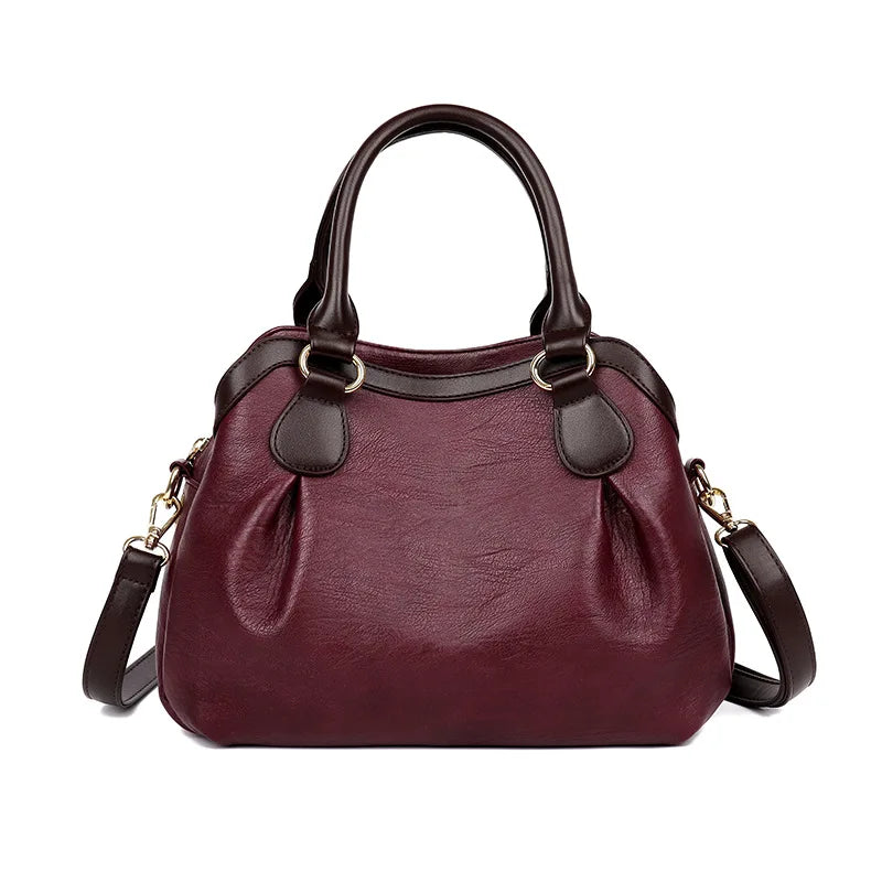 CFUN YA 2023 Fall Winter Women Handbags PU Leather Female Shoulder Bags Mother's Purse Messegner Pack Ladies Totes Bag Mochilas