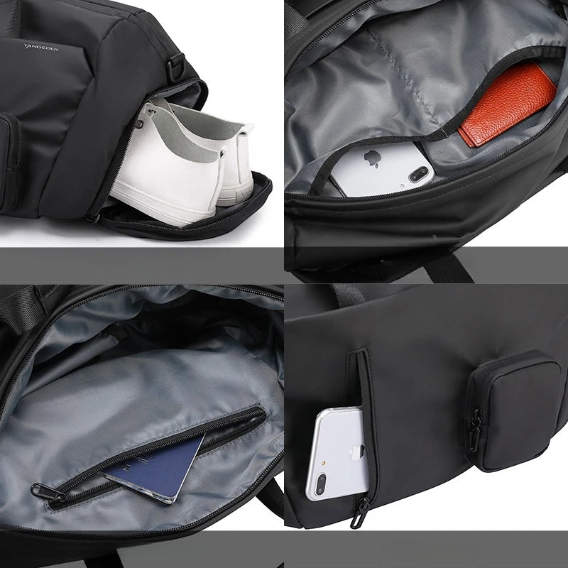CFUN YA Designer Luxury Travel Handbag Large Capacity Duffle Shoulder Cross Bag Waterproof Women Sports Fitness Bag Top Handle