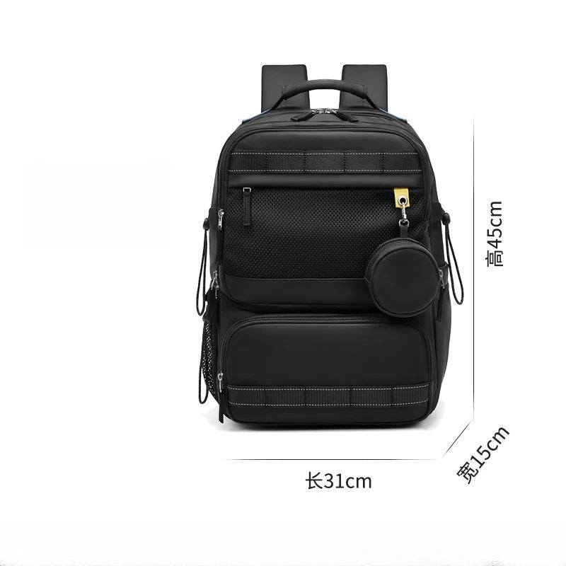 CFUN YA Fashion Luxury Student Backpack Nylon 17 Laptop Bag Pack Unisex Bags Teen Girls Boys Schoolbag Travel Rucksack Mochilas