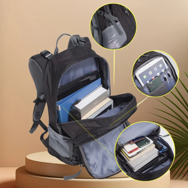 CFUN YA Fashion Trend Luxury Men's Backpack Outdoor Climbing Hiking Boys Backpacks Mochila Sport Bagpack Travel Rucksack Bookbag