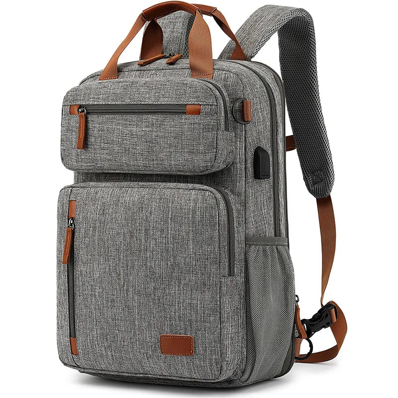 CFUN YA Large Computer Backpacks Expandable Men Notebook Bags USB Male Laptop Bag Bagpack Waterproof Business Travel BackPack