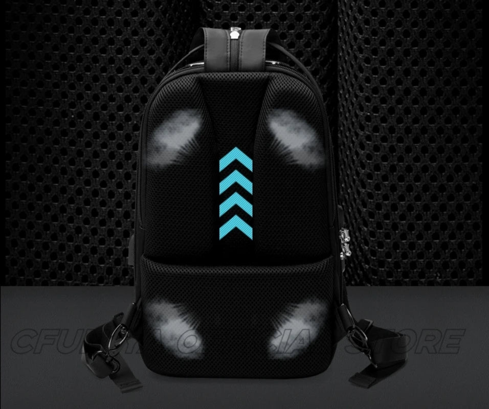CFUN YA Luxury Chest Bag For Men Multifunction Male Sling Bags Travel Backpack Cross Shoulder Pack Pсумка через плечо мужская