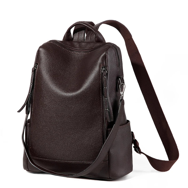 CFUN YA Luxury Fashion Women Backpack PU Anti-Theft Bagpack College Schoolbag Female Shoulder Bag Mochilas Bolsas Para Mujeres
