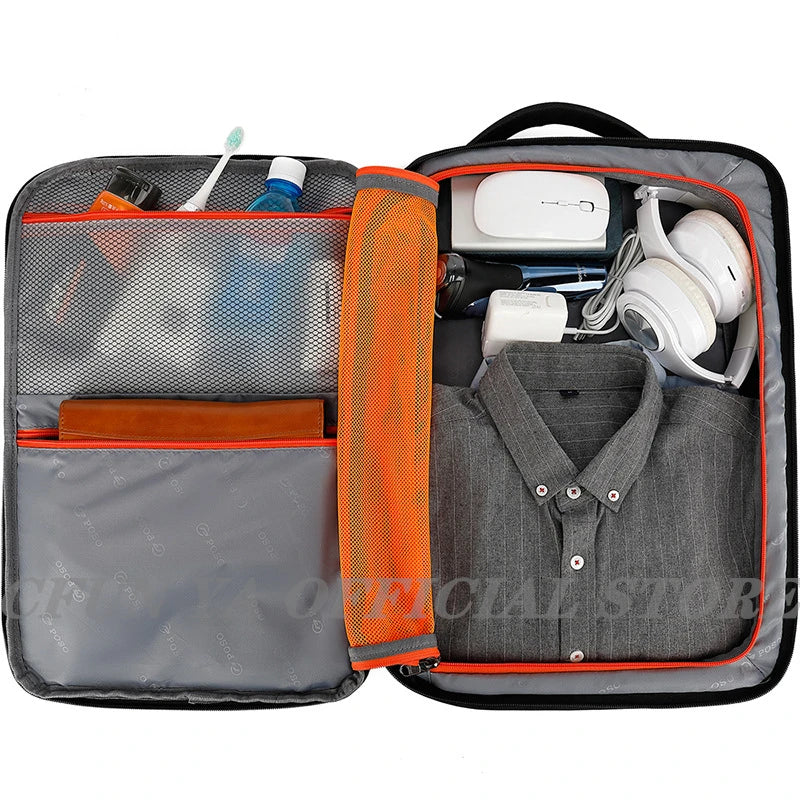 CFUN YA Luxury Laptop Backpack Women Men 15.6 Computer Backpacks Waterproof Business Back Bag Anti-Theft Daypack Mochila New