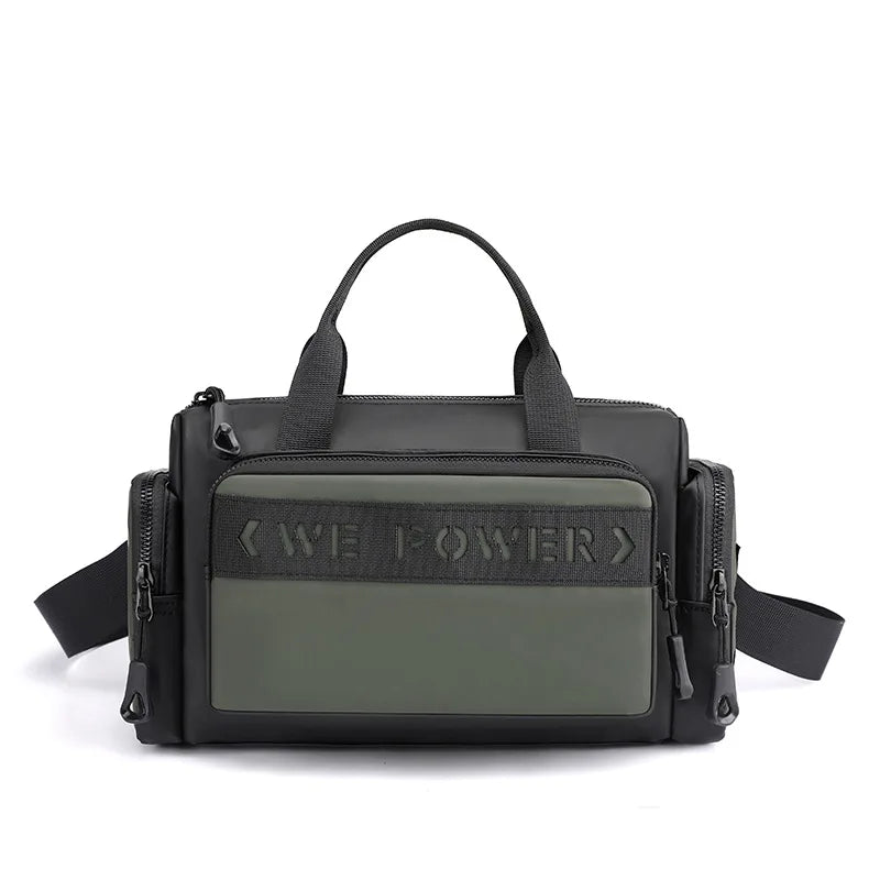 CFUN YA New 2023 Nylon Men Causal Handbag Outdoor Sport Waist Pack Male Shoulder Crossbody Bag Business Messenger Handle Bags
