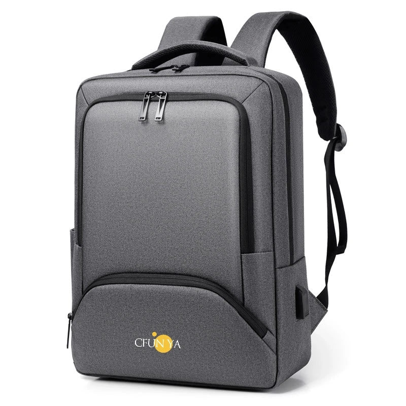 CFUN YA New Fashion Men Business Backpack 15.6 Computer Bag Teen Student Schoolbag Outdoor Knapsack Male Travel Laptop Back Pack