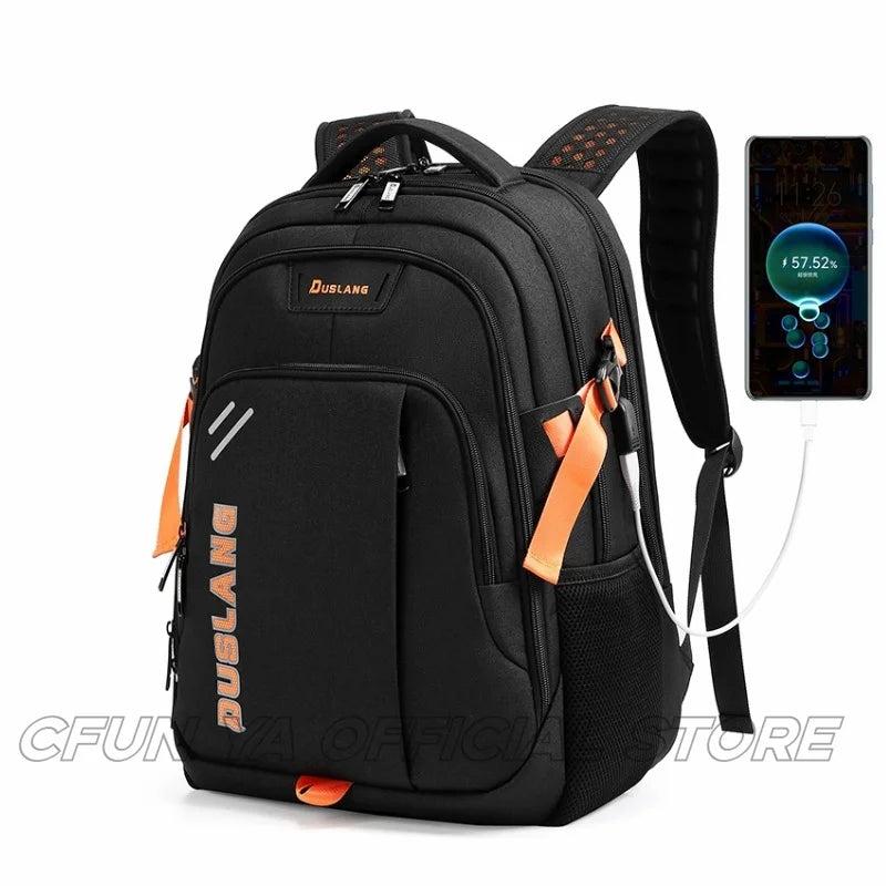 CFUN YA New Luxury High School Backpack Student 15.6 Laptop Bag Pack Computer Women Men Travel Rucksack Schoolbag Mochila Hombre