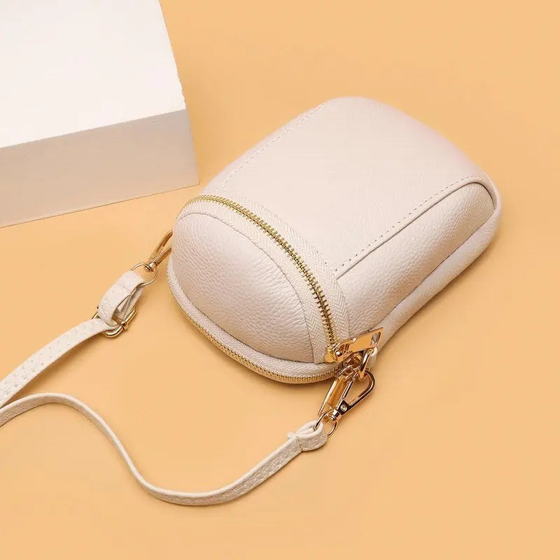 CFUN YA New Red Mini Bag For Women Real Leather Phone Key Purse Female Shoulder Crossbody Bags Necessaire 미니가방 Bolsas Para Mujer
