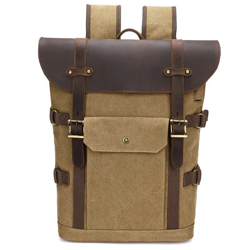 CFUN YA New Trend Luxury Outdoor Backpack For Men Women 15.6 Inch Laptop Bag Pack Canvas Climbing Knapsack Rucksack Male Bags