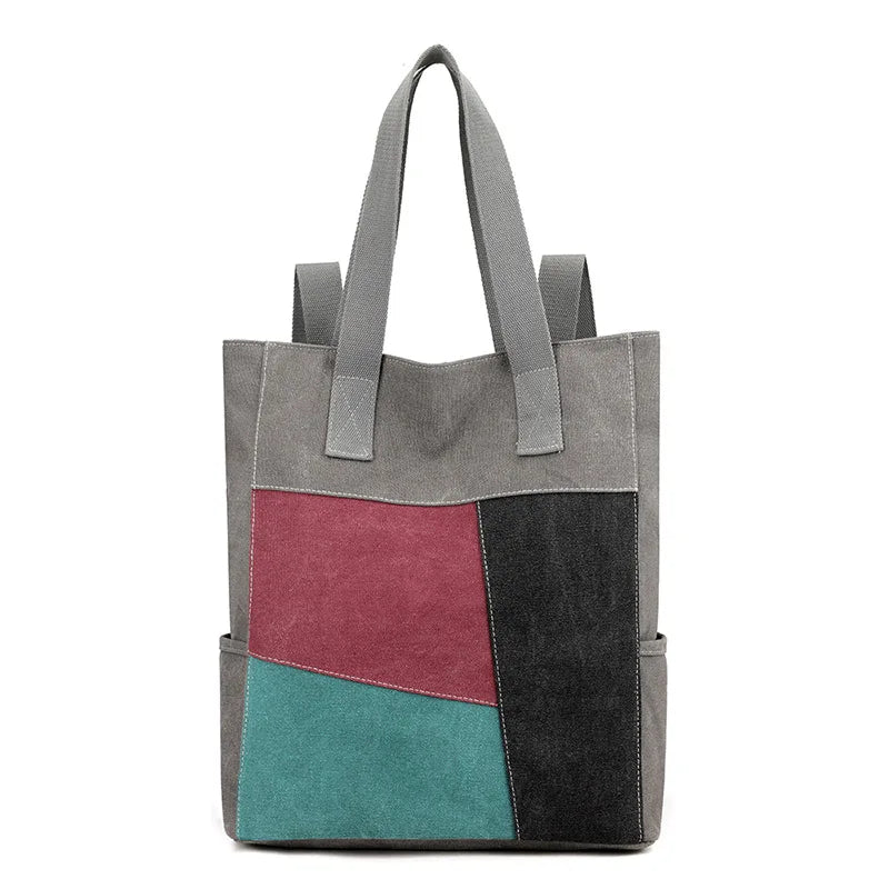 CFUN YA Original Design 2024 Canvas Bag For Women Multifunction Travel Backpack Female Shoulder Cross Bag Tote Pack Handbag Mum