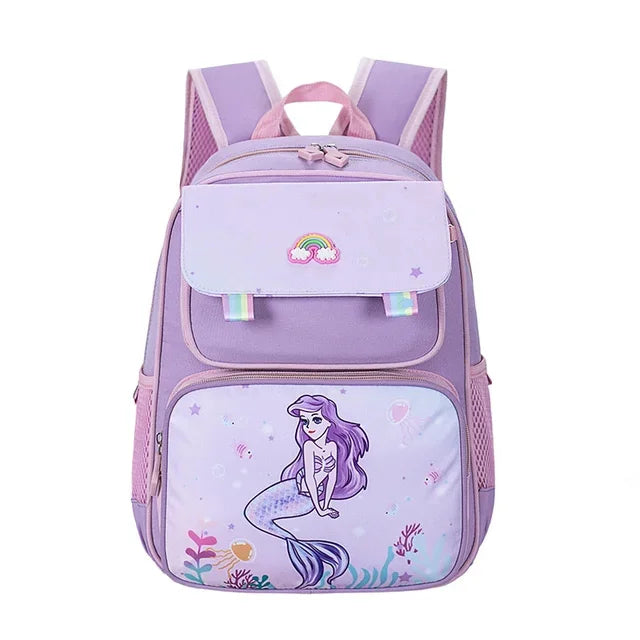 Cartoon Girls Bags For Primary School Grade 1 Students Backpacks Kids Mermaid Knapsack Children Girl Packsack Mochila