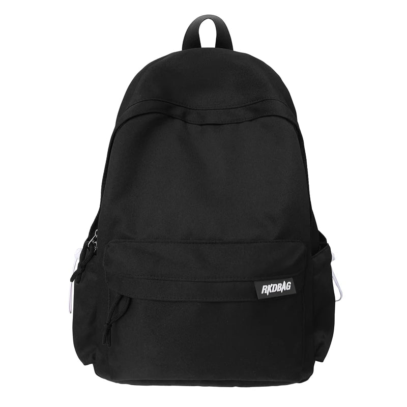 Casual Class Solid Color Unisex Backpack Female Male Travel Laptop Bags School For Girls Boys Back Packs Bag Women Backpacks