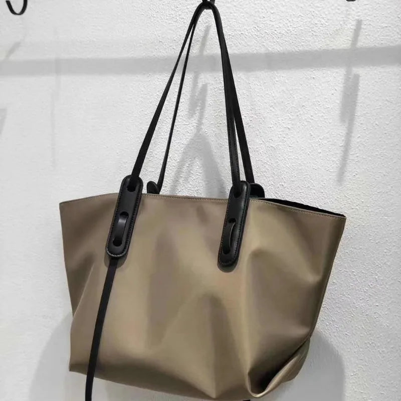 Casual Nylon Oxford Cloth One Shoulder Tote Bags Women Practical Large Capacity Handbags Female Outdoor Shopping Travel Purses