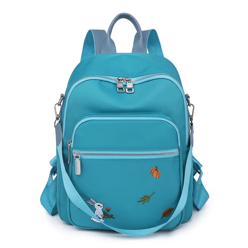 Casual woman backpack Small School bag Anti-theft backpack fashion embroidered backpack ladies backpack leisure shoulder bag