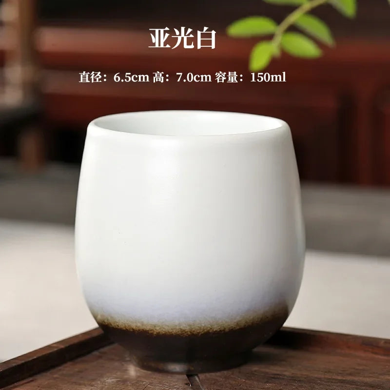 Ceramic Teacup 150ML Japanese Style Small Ceramic Cups Japanese Cuisine Kung Fu Tea Set Tea Cup