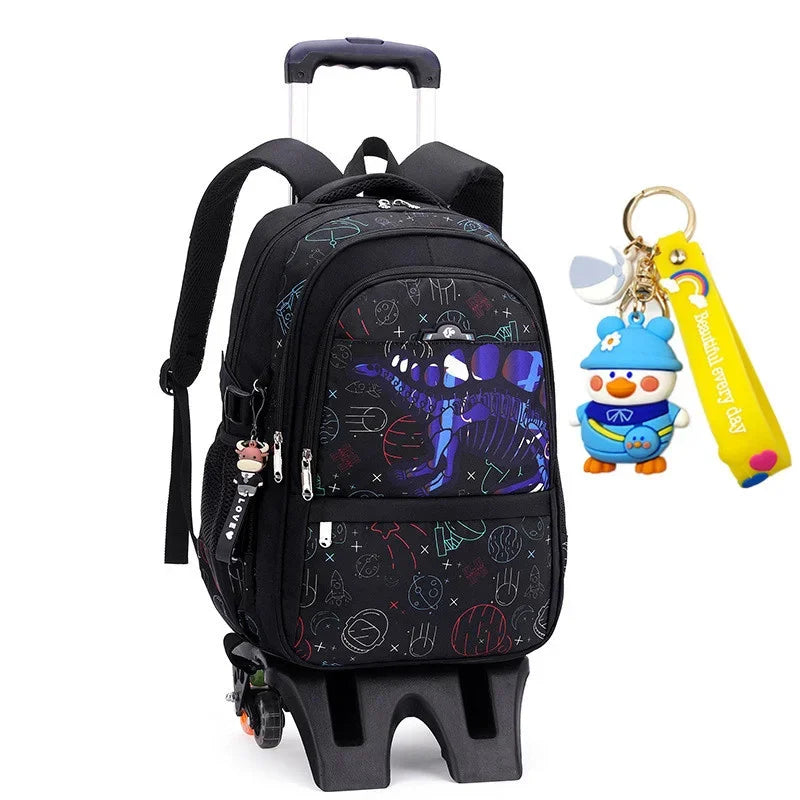 Children School Bags With Wheel Mochila Kids Backpacks Trolley Luggage For Girls Boys backpack Escolar Backbag Schoolbag
