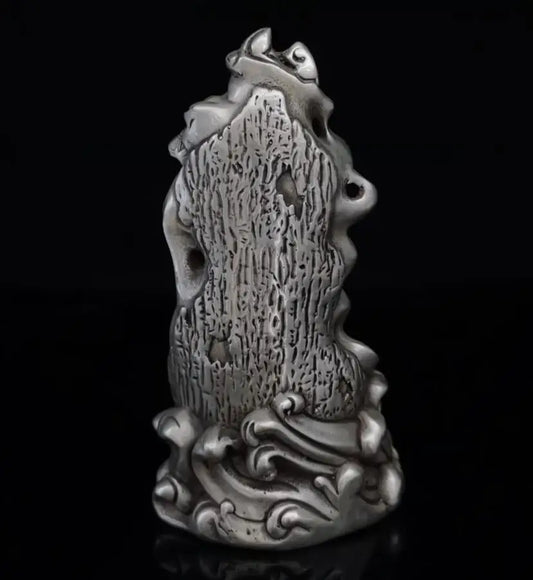 China White copper Loyalty Righteousness Guan yu crafts statue